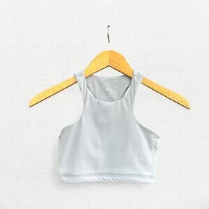 Emma Lou Nixie Top Sports Tank in Light Blue